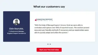 ServiceDesk Plus screenshot