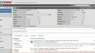 ServiceNow screenshot