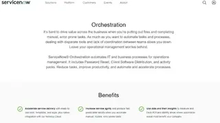 ServiceNow Orchestration screenshot