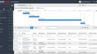 ServiceNow Project Portfolio Management screenshot