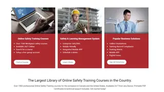 SET Safety LMS screenshot