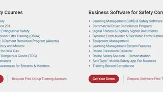 SET Safety LMS screenshot
