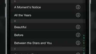 Setlists screenshot