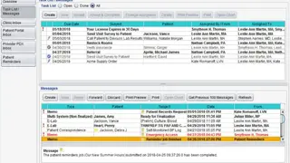 Sevocity EHR screenshot