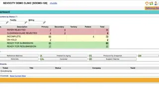 Sevocity EHR screenshot