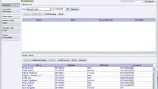 Sevocity Electronic Health Records screenshot