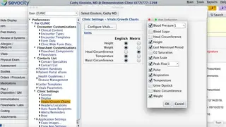 Sevocity Electronic Health Records screenshot