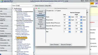 Sevocity Electronic Health Records screenshot