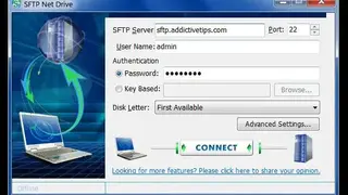 SFTP NetDrive screenshot