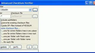 SFV Checker screenshot
