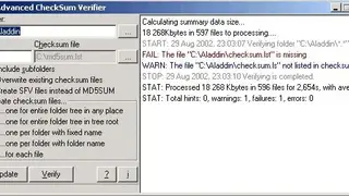 SFV Checker screenshot