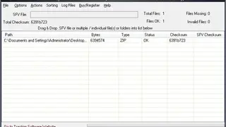 SFV Checker screenshot