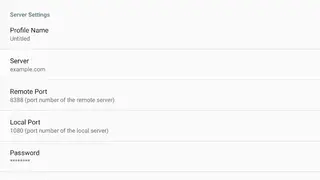 Shadowsocks screenshot