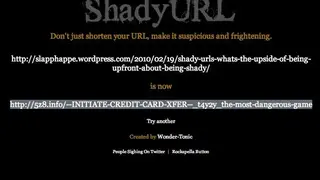 ShadyURL screenshot