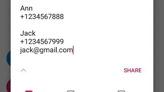 Share Contacts screenshot