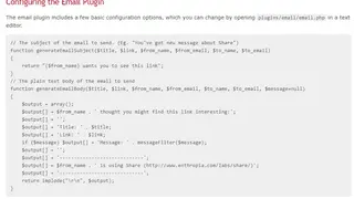 Share Plugin screenshot
