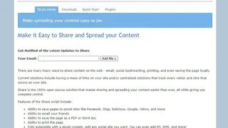 Share Plugin screenshot