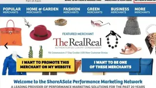 ShareASale screenshot