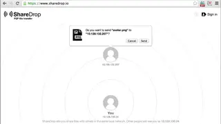 ShareDrop screenshot