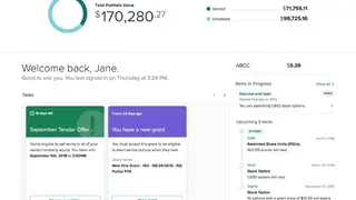 Shareworks screenshot
