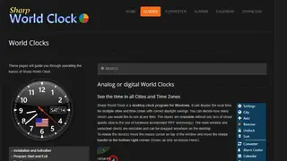 Sharp World Clock screenshot