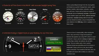 Sharp World Clock screenshot