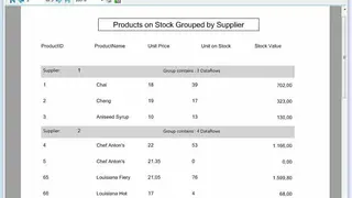 SharpDevelop Reports screenshot