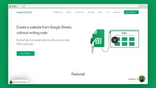 Sheet 2 Site screenshot