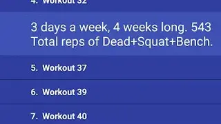 Sheiko Powerlifting Workout screenshot