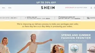 Shein screenshot