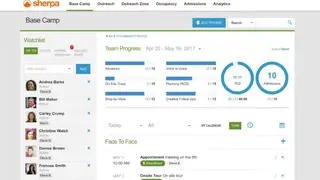 Sherpa CRM screenshot