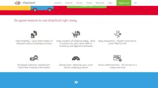 Shipcloud screenshot