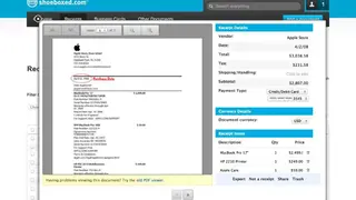 Shoeboxed for Quickbooks screenshot