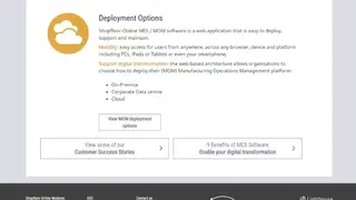Shopfloor-Online screenshot