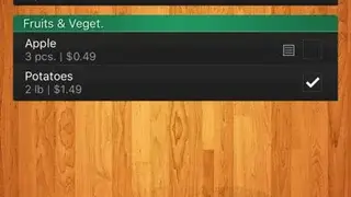 SHOPPING LIST (GROCERY LIST) screenshot