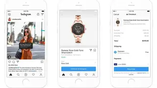 Shopping on Instagram screenshot