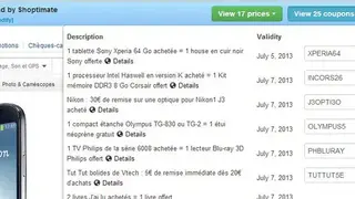 Shoptimate screenshot