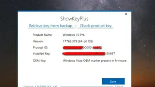 ShowKeyPlus screenshot