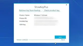 ShowKeyPlus screenshot