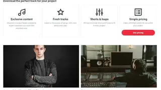 Shutterstock Music screenshot