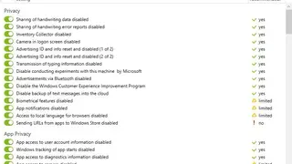 ShutUp10 screenshot