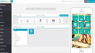 Siberian CMS screenshot