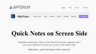 SideNotes screenshot