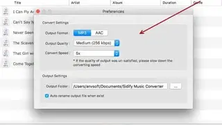 Sidify Music Converter for Spotify screenshot