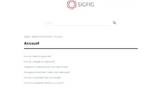SigFig Portfolio Tracker screenshot