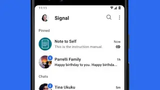 Signal screenshot