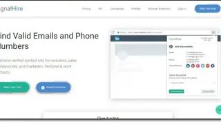 SignalHire screenshot