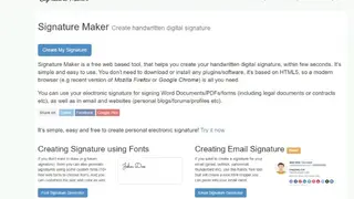 Signature Maker screenshot