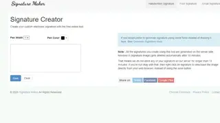 Signature Maker screenshot