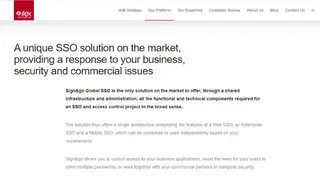 Sign&go Global SSO screenshot